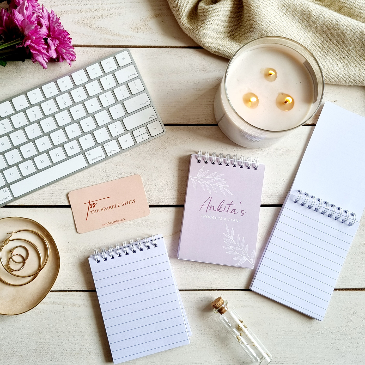 aesthetic designs customised cute notepads print