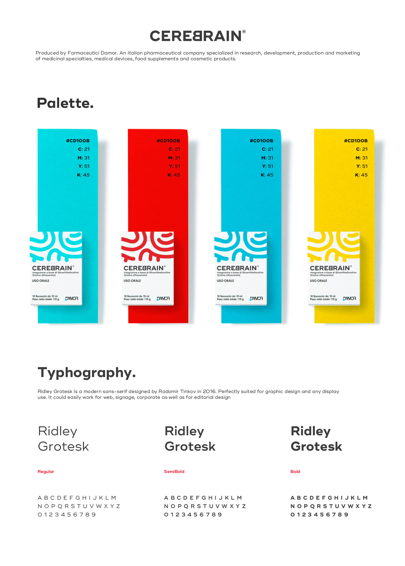 type pattern Packaging graphic design  box brain typography   color branding  art direction 