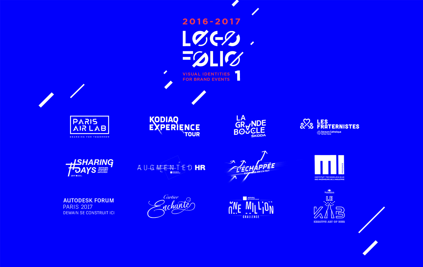 logo marks logofolio design book brand branding  identity lettering Event