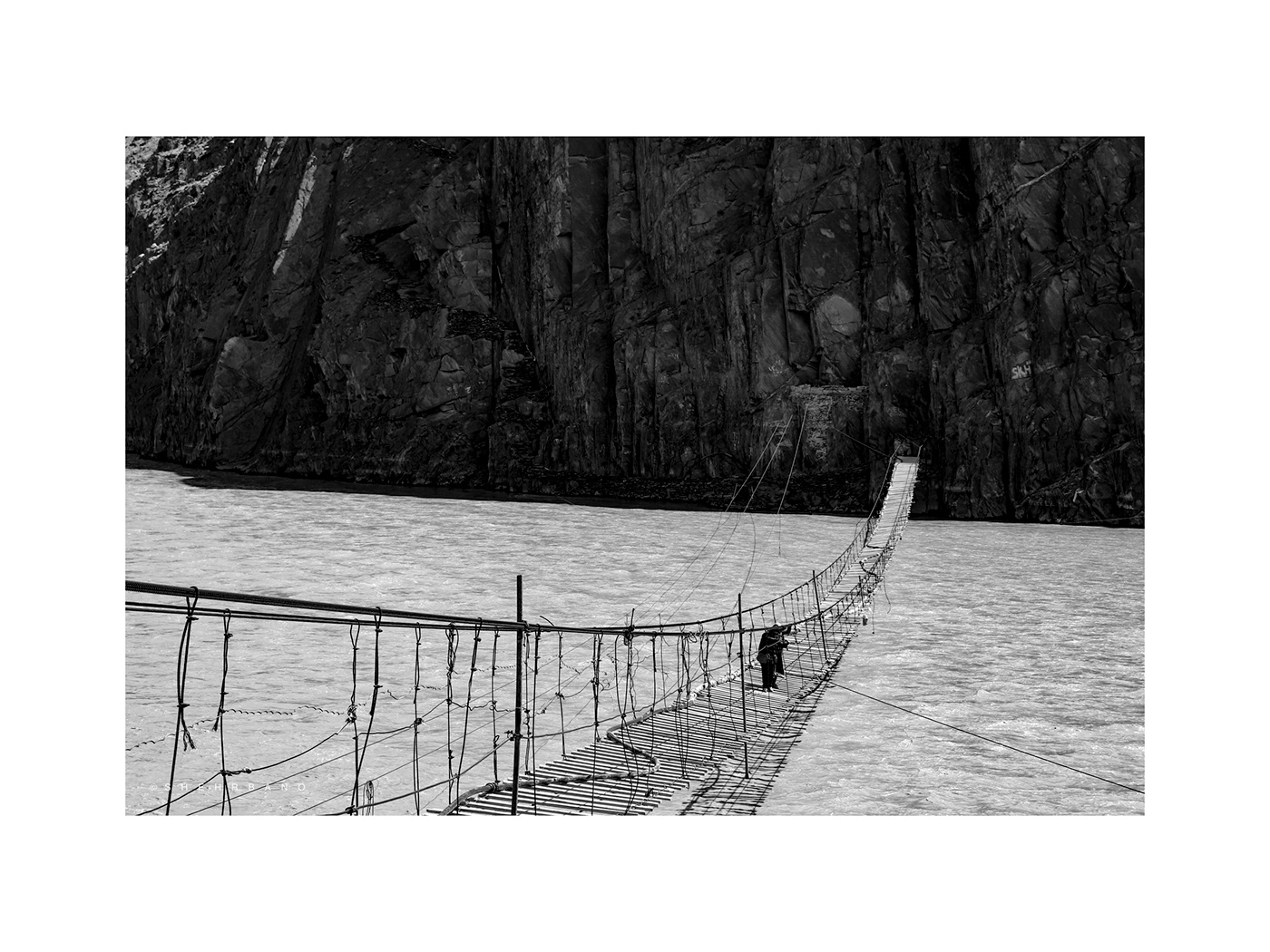 backandwhite bridges bw Canon Hunza journeys Landscape mountains Pakistan Photography  river