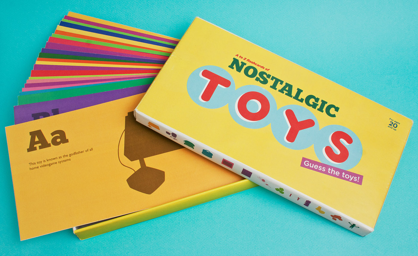 A to Z Nostalgic Toys Flashcards on Behance