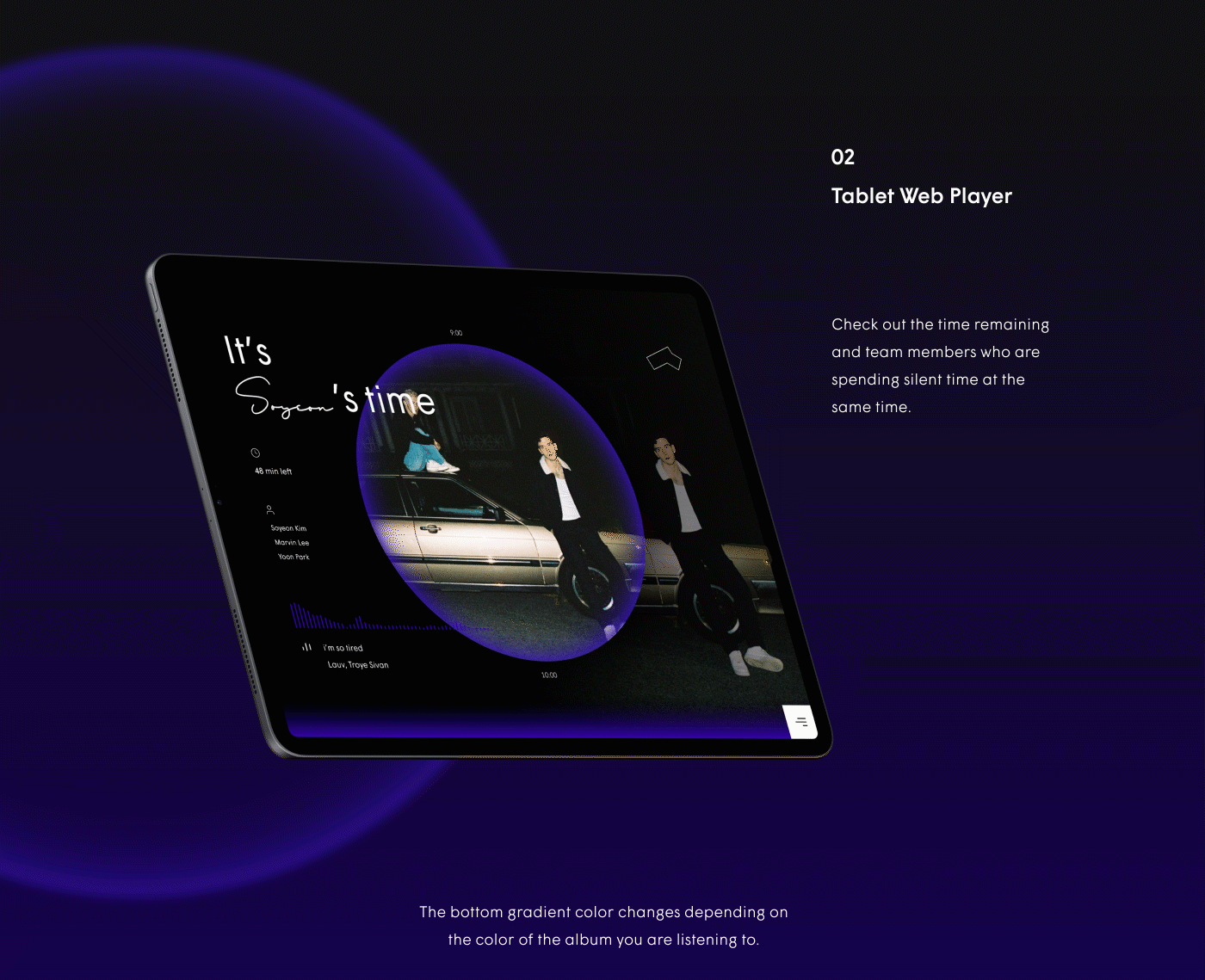 branding  UI ux graphic music campaign Office Web motion silence