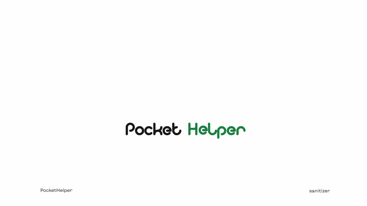 Logo Animation for "Pocket Helper" sanitizer by Oksana Sobol  