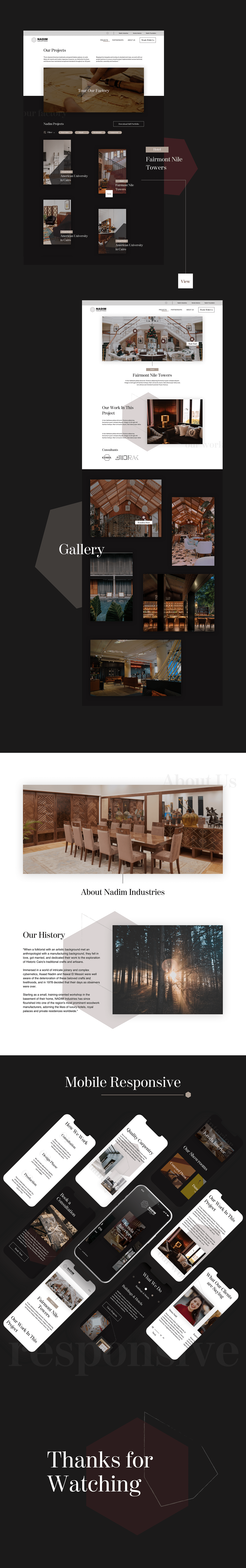 black colors furniture home Interior modern trend UI ux Webdesign
