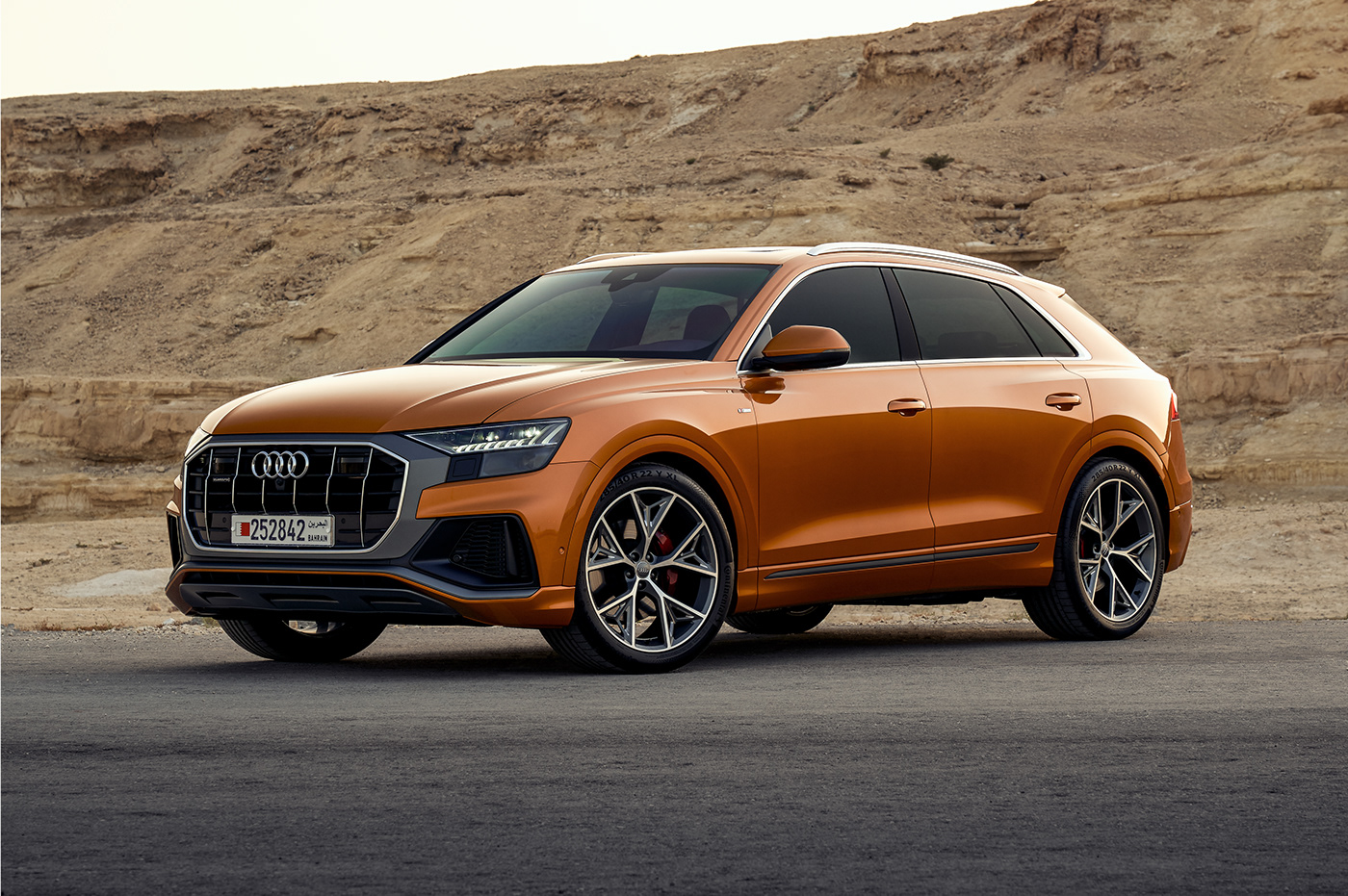 Audi Audi Q8 Dragon Orange Automotive Photography