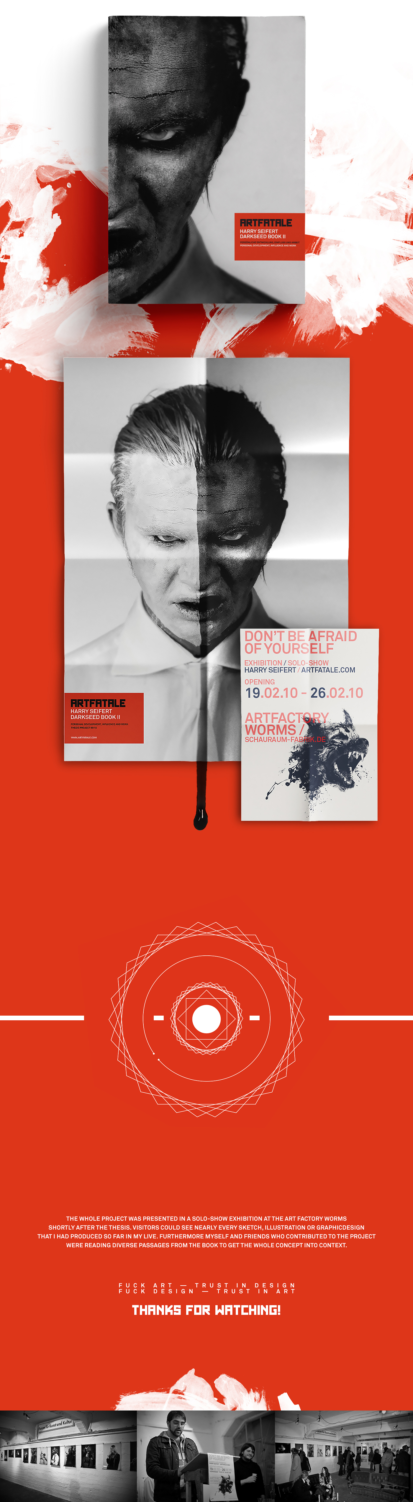 print Layout editorial graphic Photography  biography red typography   poster Exhibition 