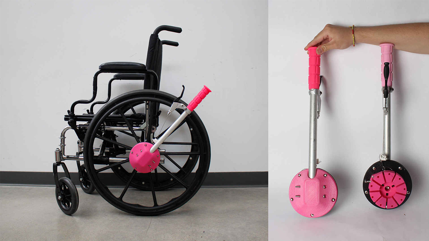 industrial design  3d printed Accessibility Adaptive wheelchair open source cad design functional