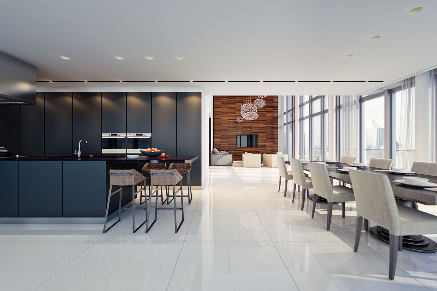 CGI rendering penthouse luxury TLV lifestyle visualization archviz