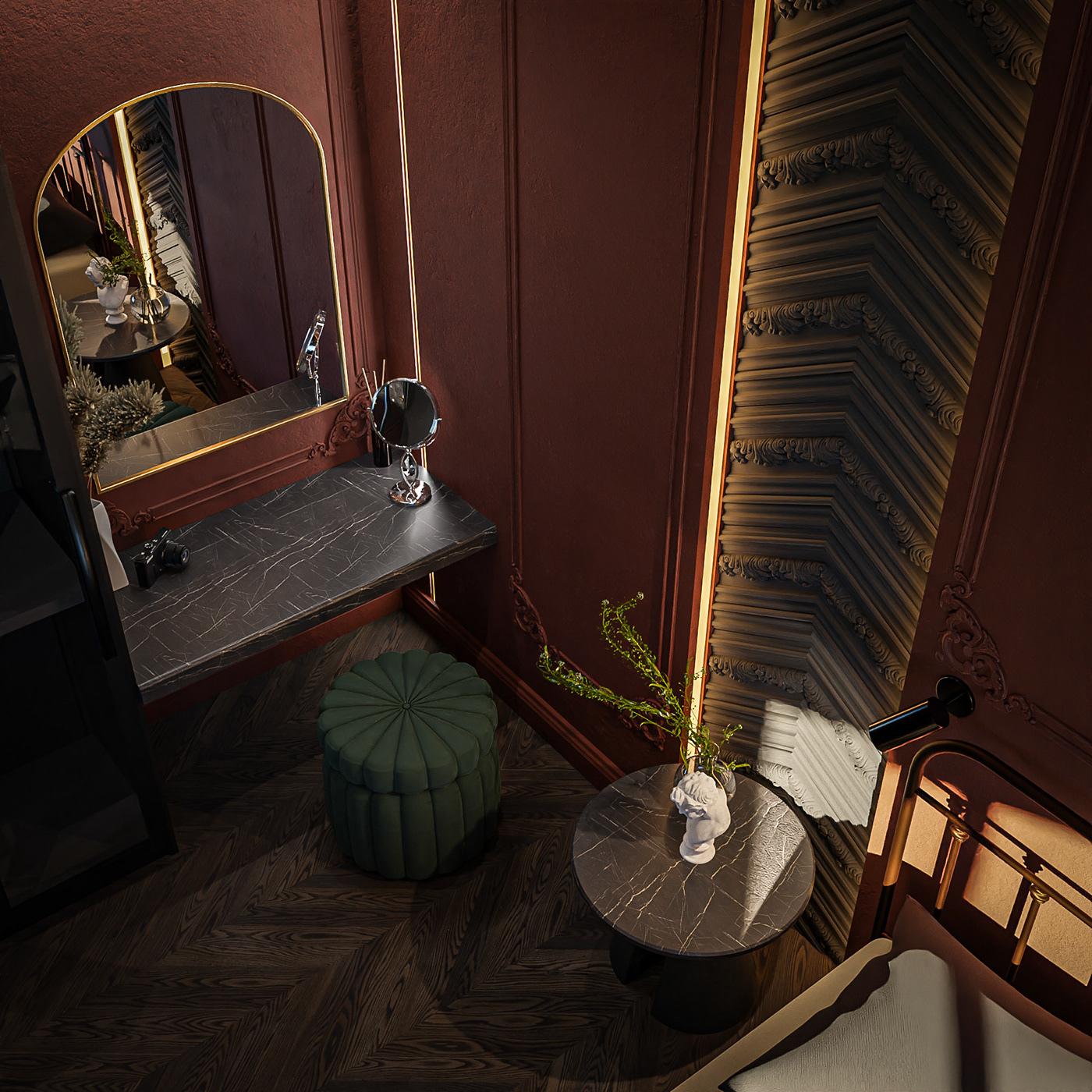 3D architecture archviz bathroom bedroom blender Interior interior design  Render visualization
