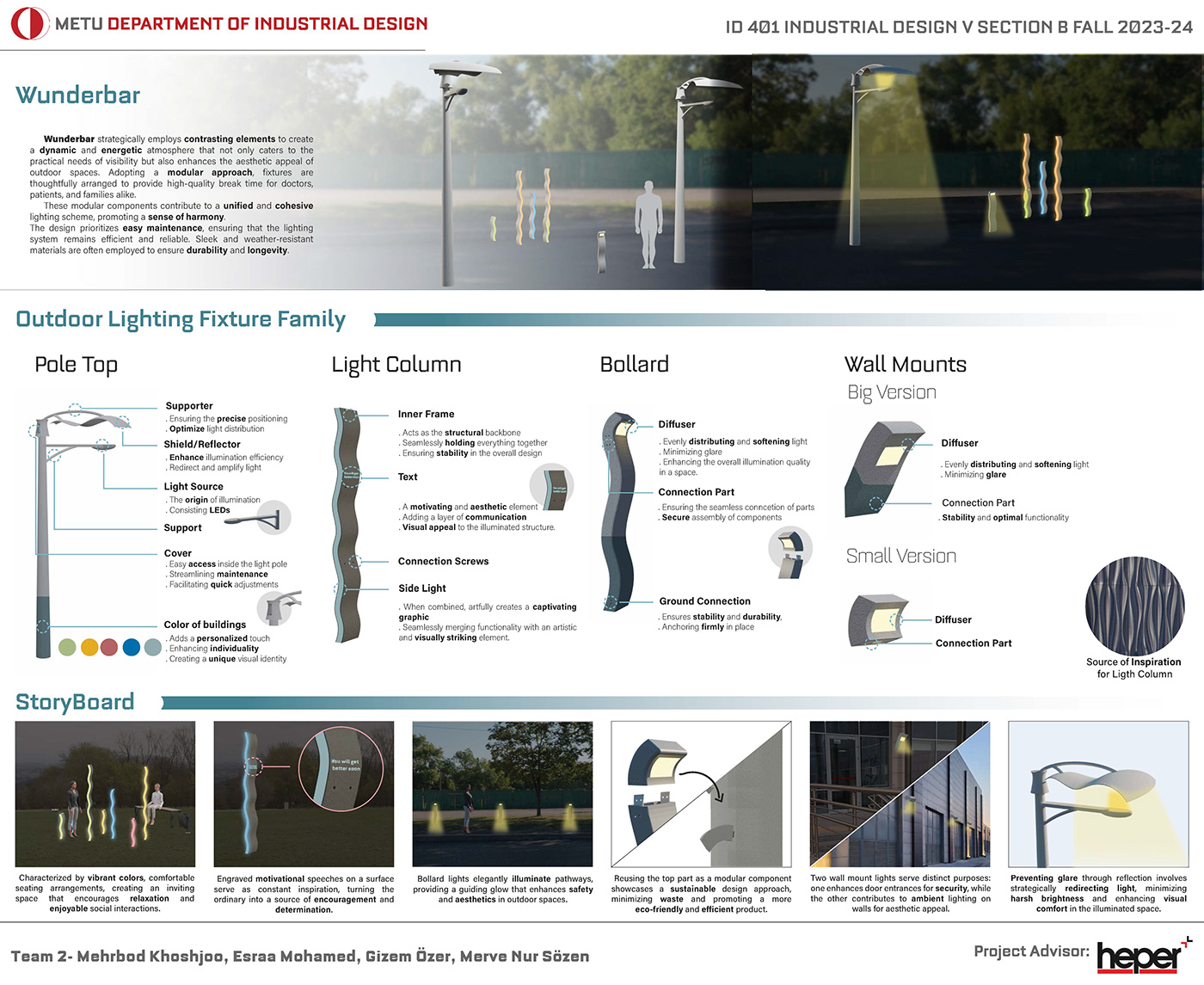 lighting design Project industrial design  Heper+Moonlight