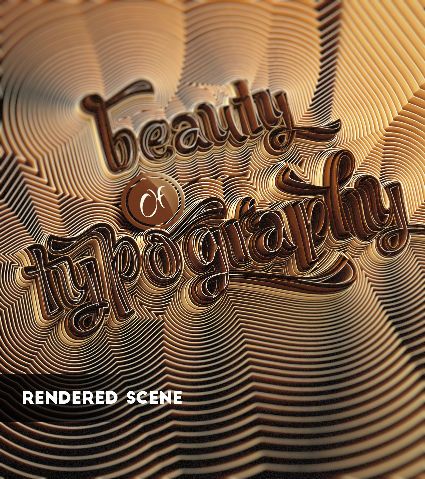 type 3D wood texture organic Script Candy layers paper