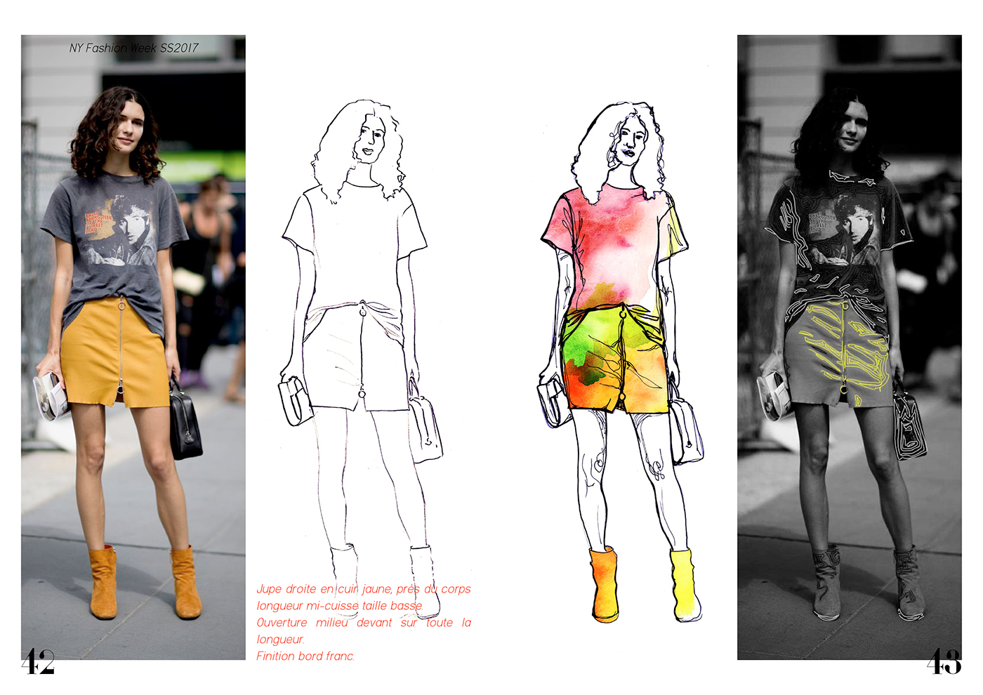 Fashion  ILLUSTRATION  Mode design Drawing 
