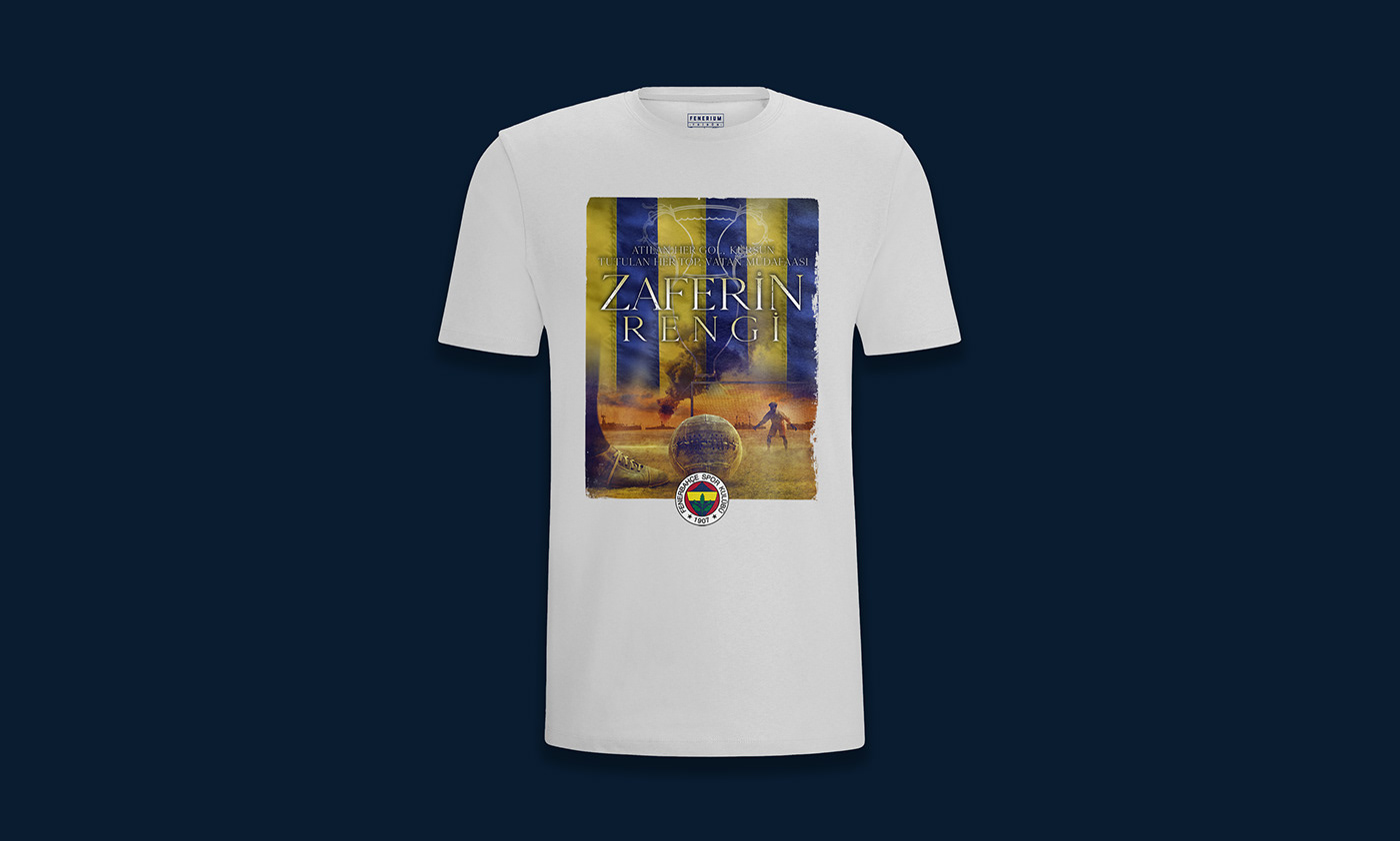 Fenerbahçe Fenerium Sweatshirt t-shirt Tshirt Design merchandise ozando T-Shirt Design sweatshirt design zaferin rengi