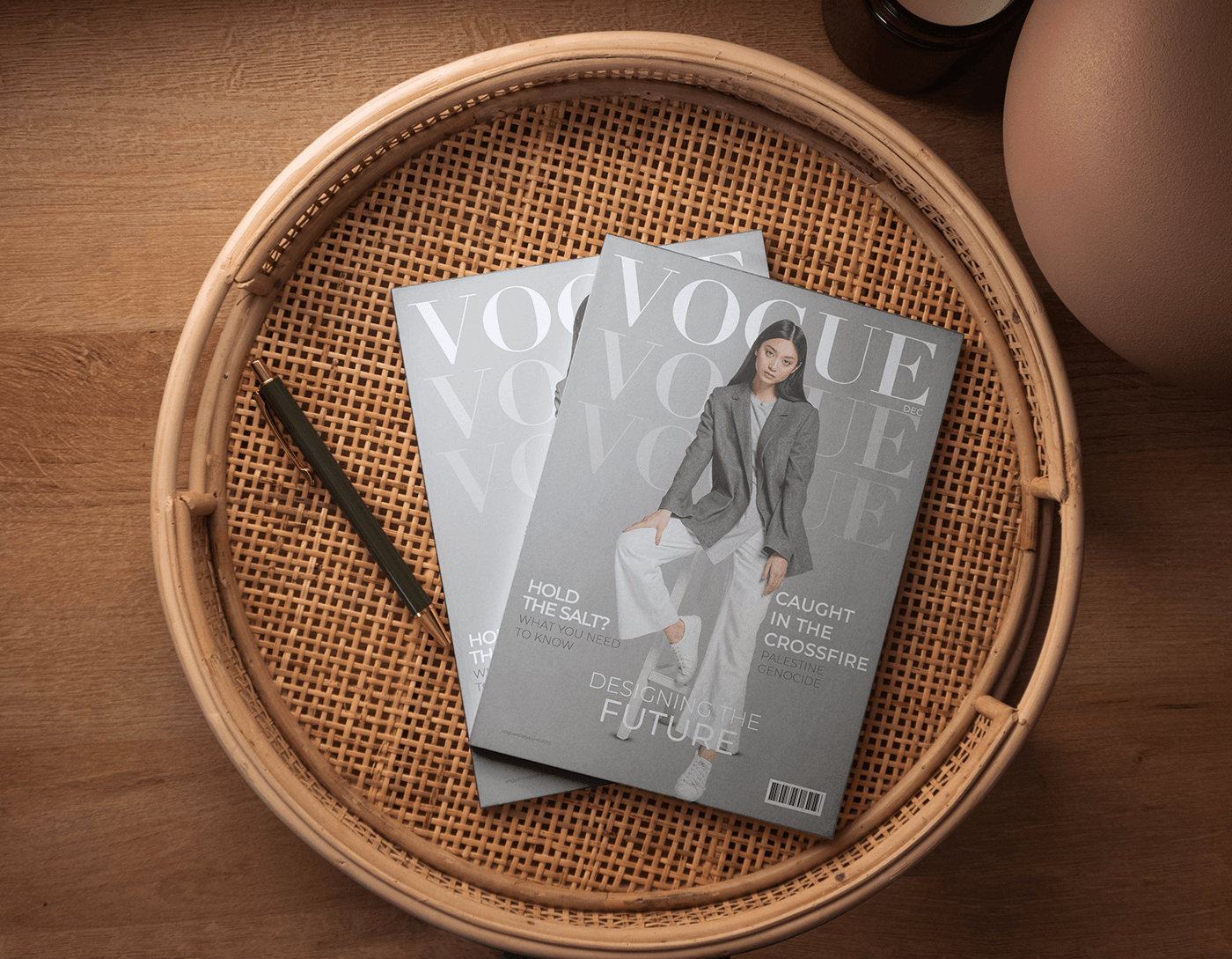 vogue Vogue Magazine fashion editorial design Graphic Designer adobe illustrator Advertising  vogue India