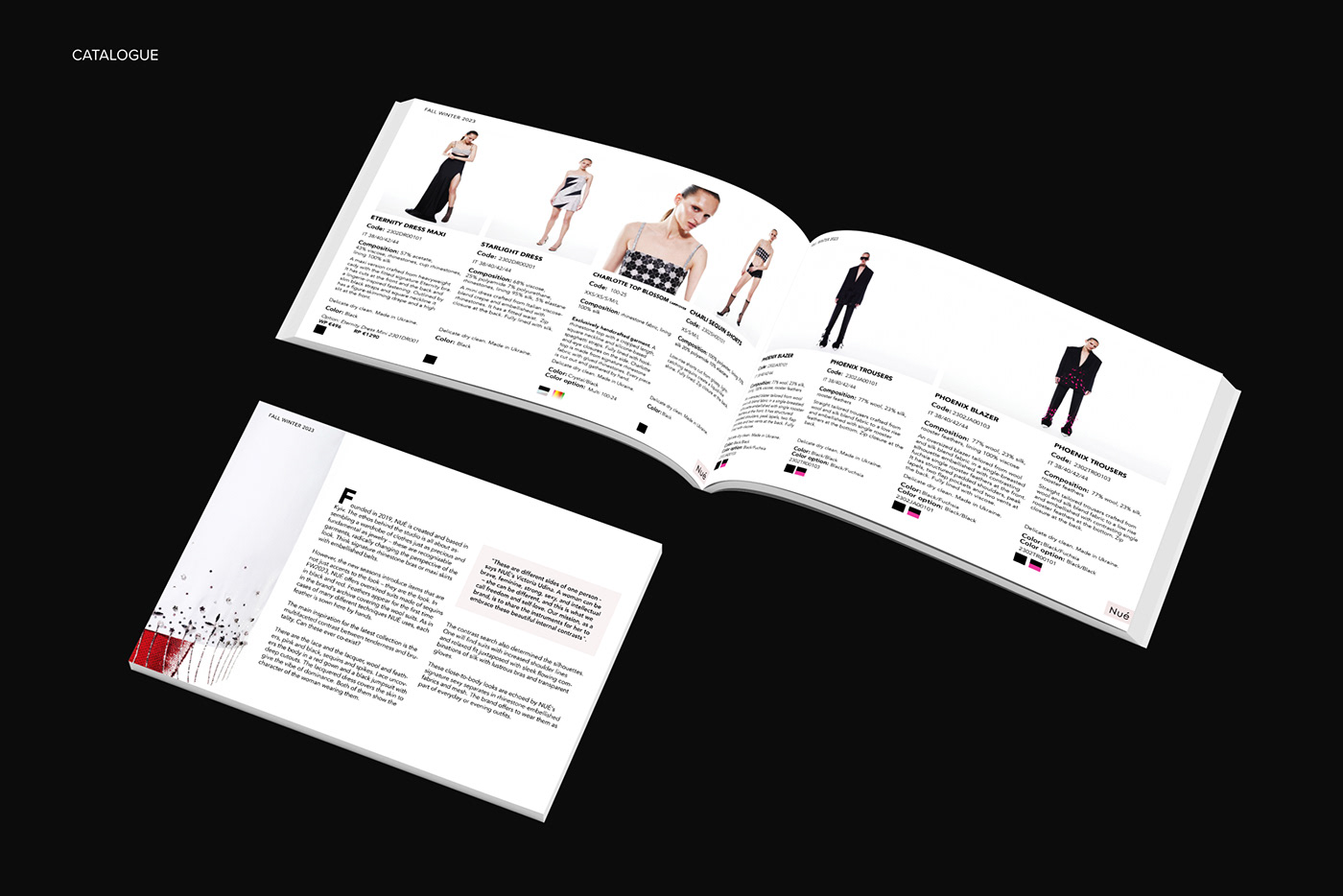 brochure catalog Catalogue Fashion  InDesign Layout Lookbook magazine presentation presentation design