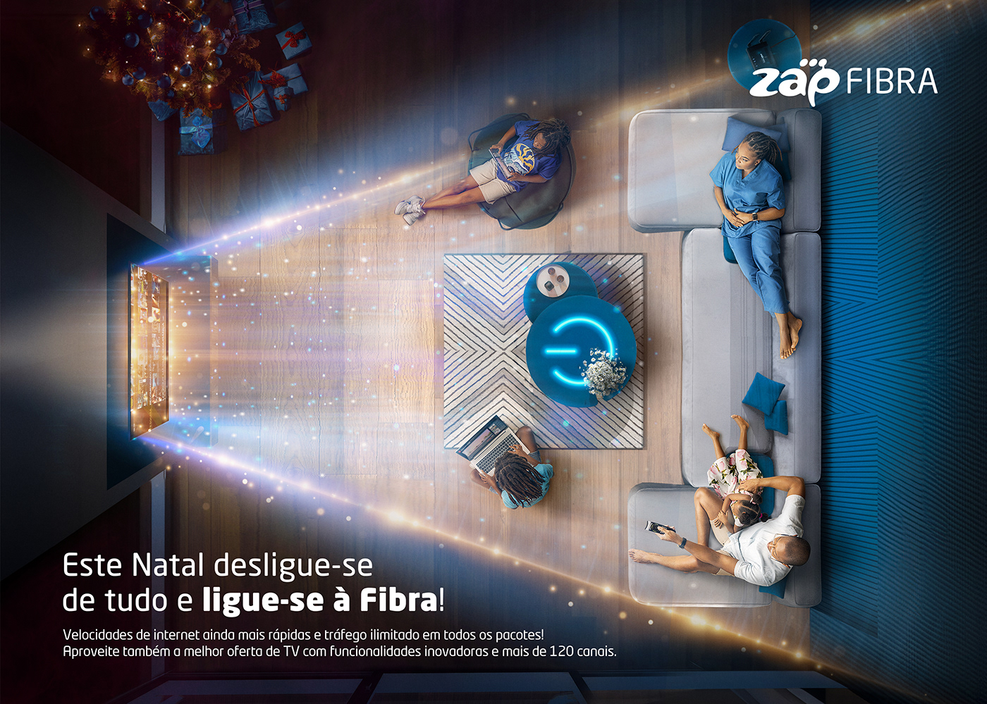 natal Christmas fiber tv angola Internet zap ArtDirection 3D bornangola