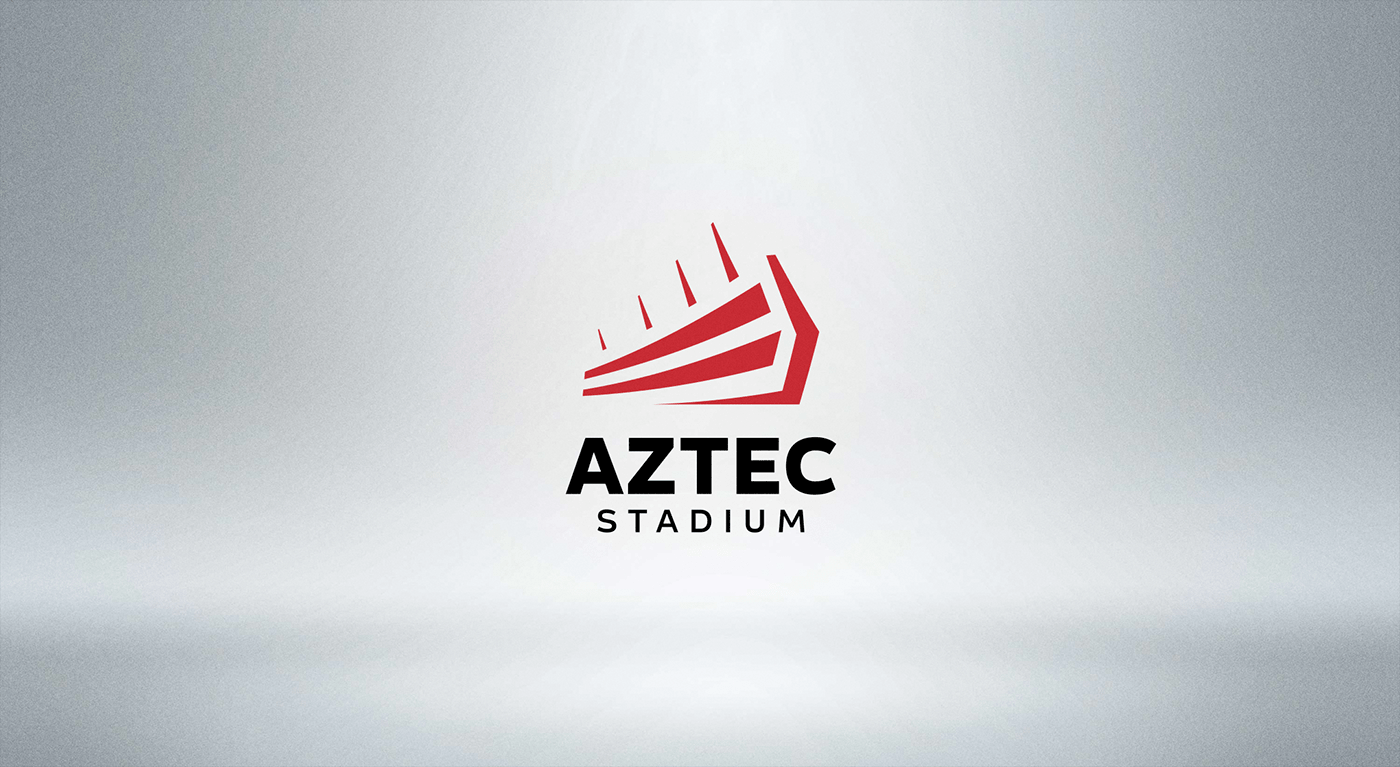 athletics aztec stadium branding  identity logo Logo Design Sports Branding Sports logo aztec san diego logo