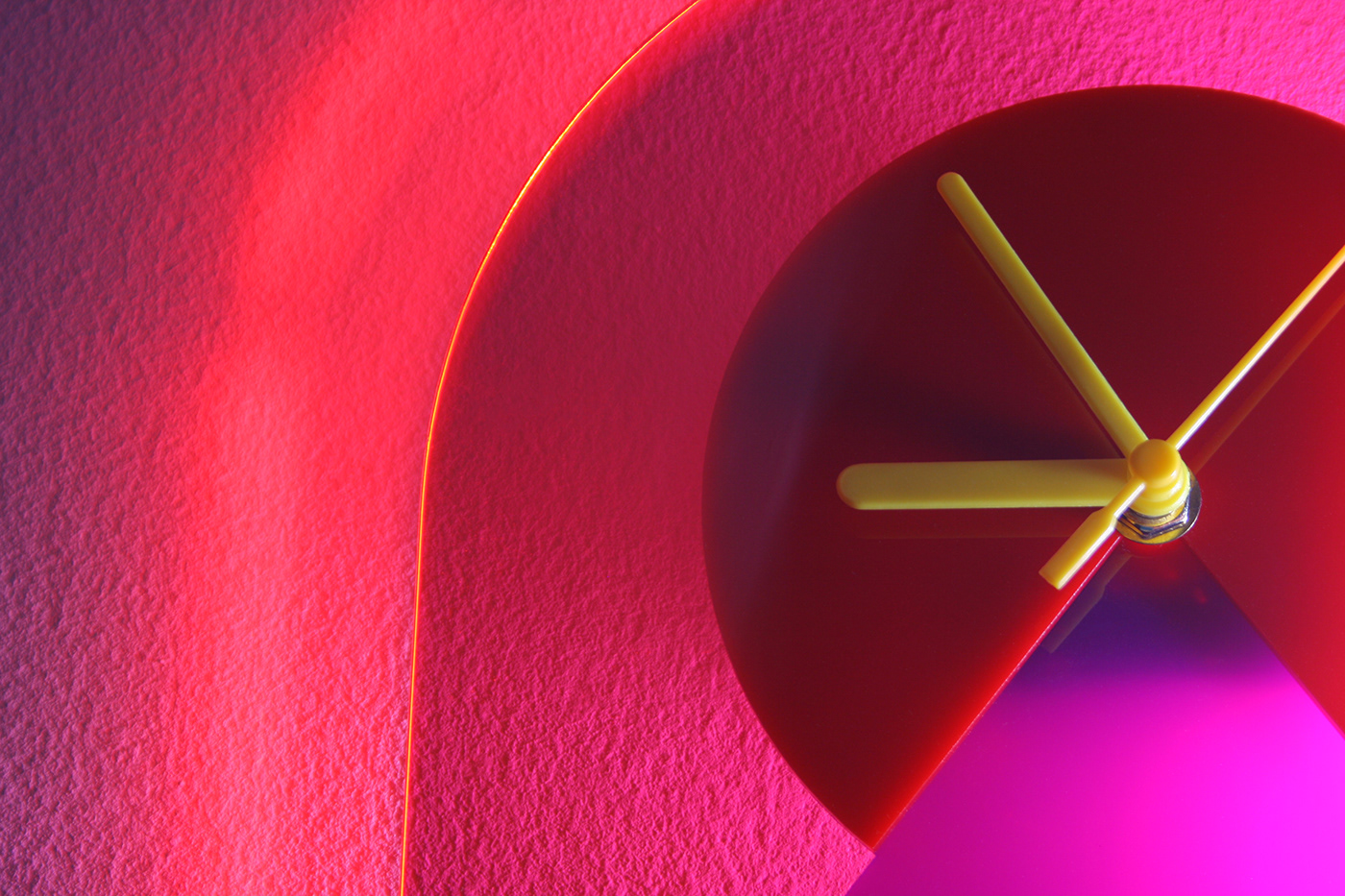 80s clocks color Memphis Retro shapes