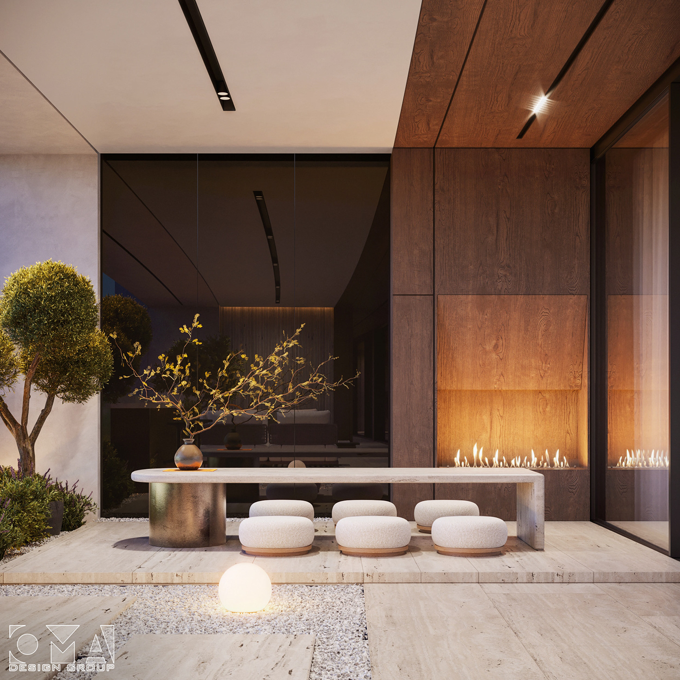 apartment dubai interior design  istanbul jeddah jumeirah luxury Qatar riyadh terrace