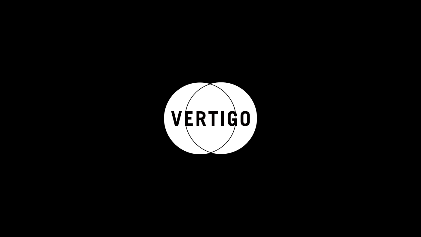vertigo 3D Production logo Logotype red and blue