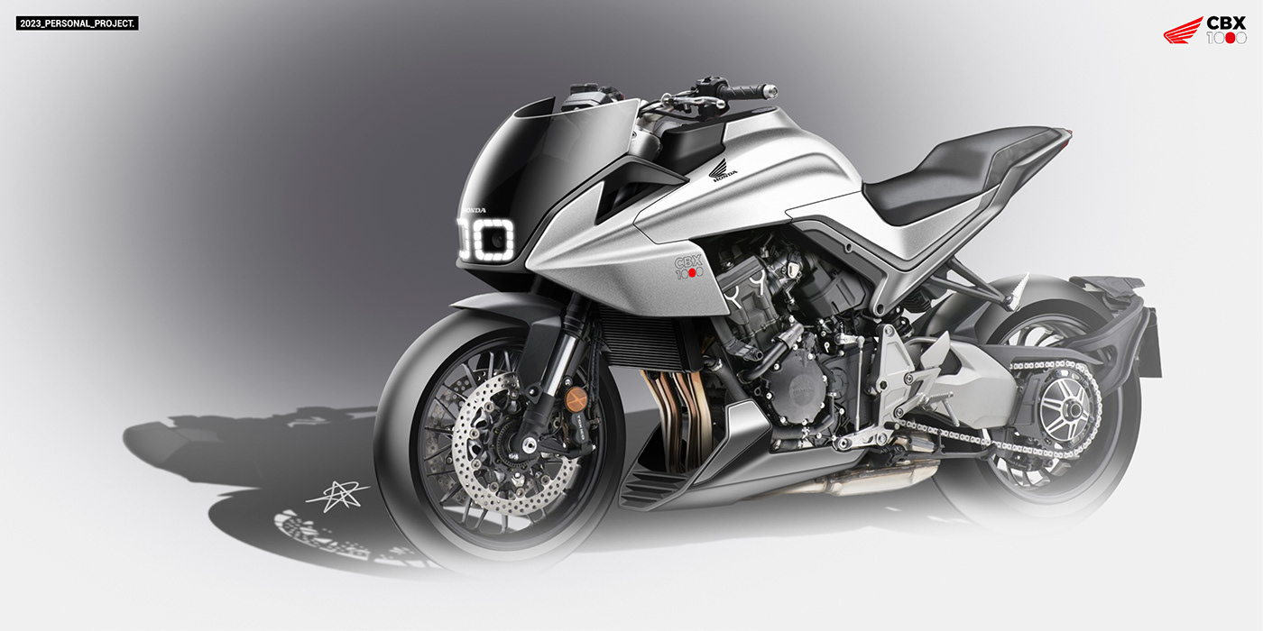 motorcycle Honda Transportation Design motorcycle design Bike motorbike sketch Render
