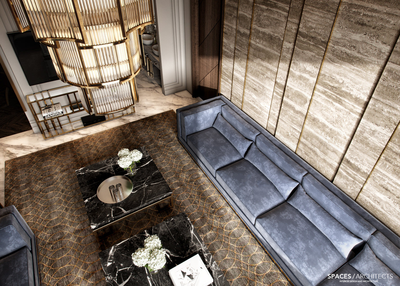corona renderer interior design  architecture visualization spaces architects interiors luxury