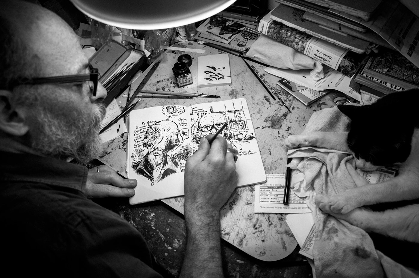 lourenco Mutarelli retrato portrait revista da cultura escritor writer comics