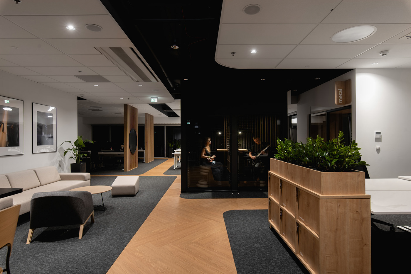 Office poznan poland music interior design  architecture Mode