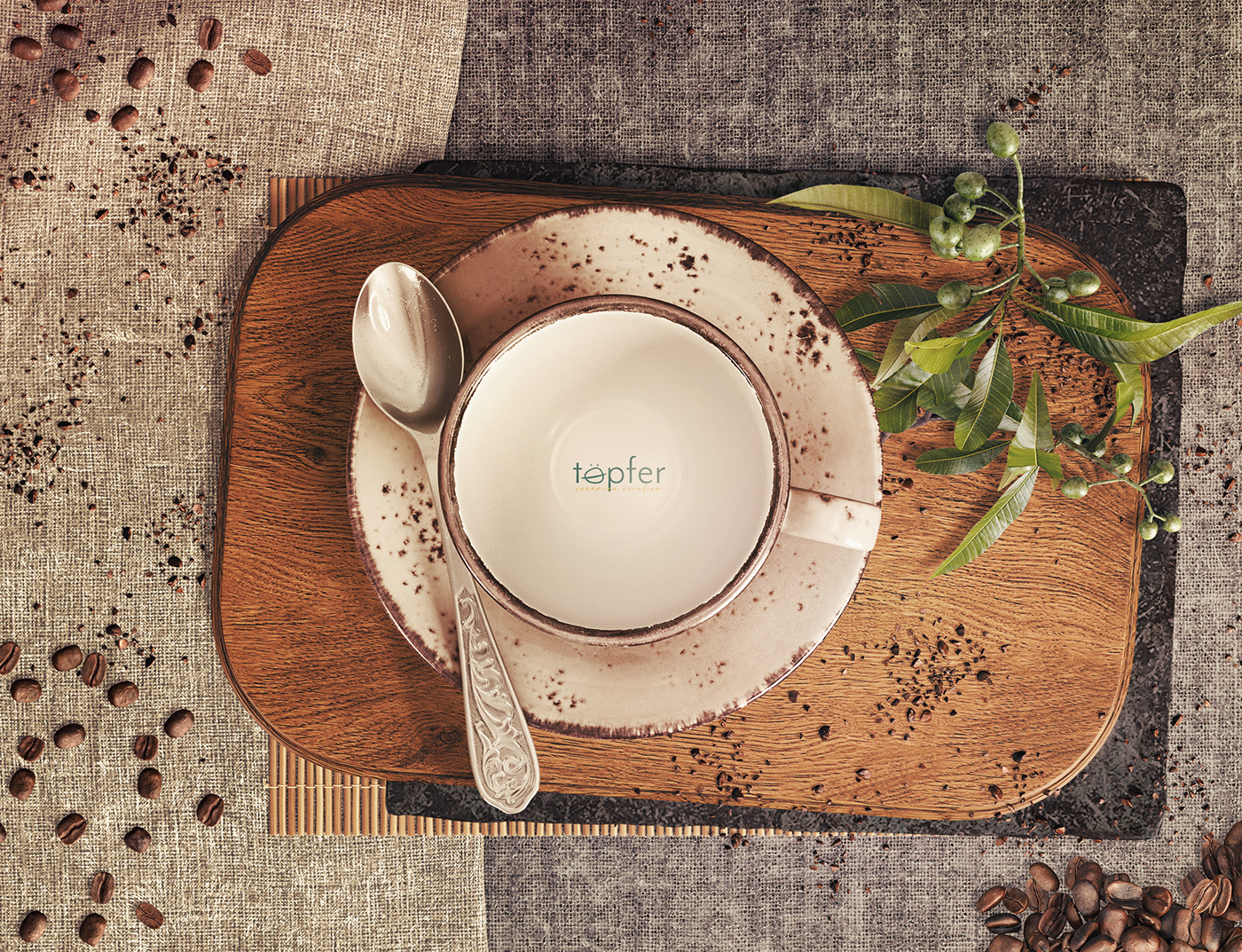 brand ceramica keramica logo marca namming Pottery Topfer