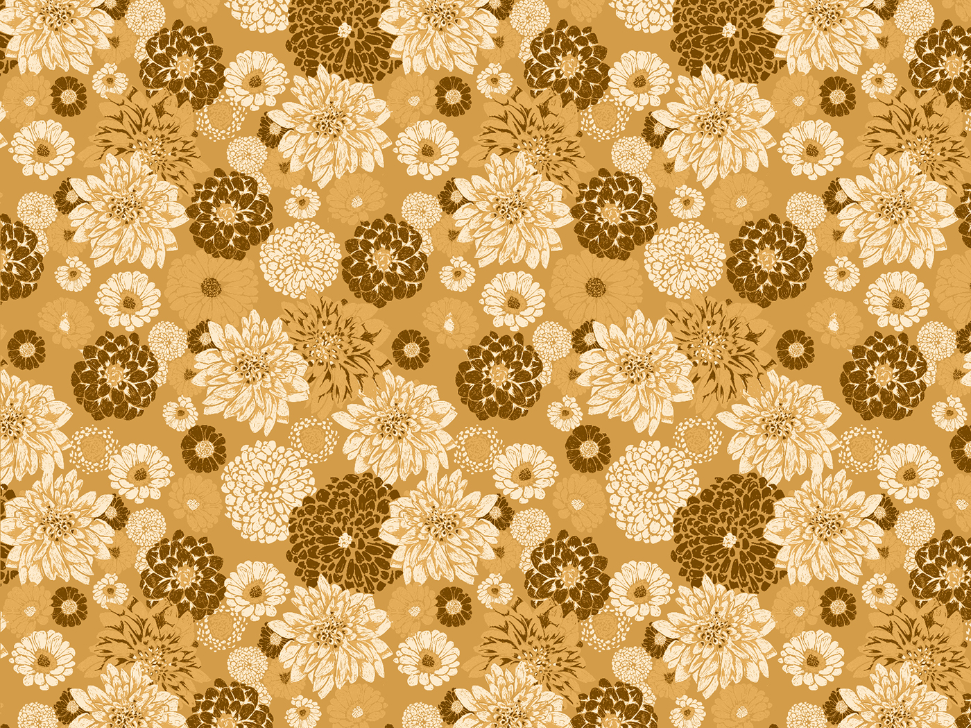 textile design  textile Fashion  surface pattern design pattern floral Flowers summer dress yellow dress