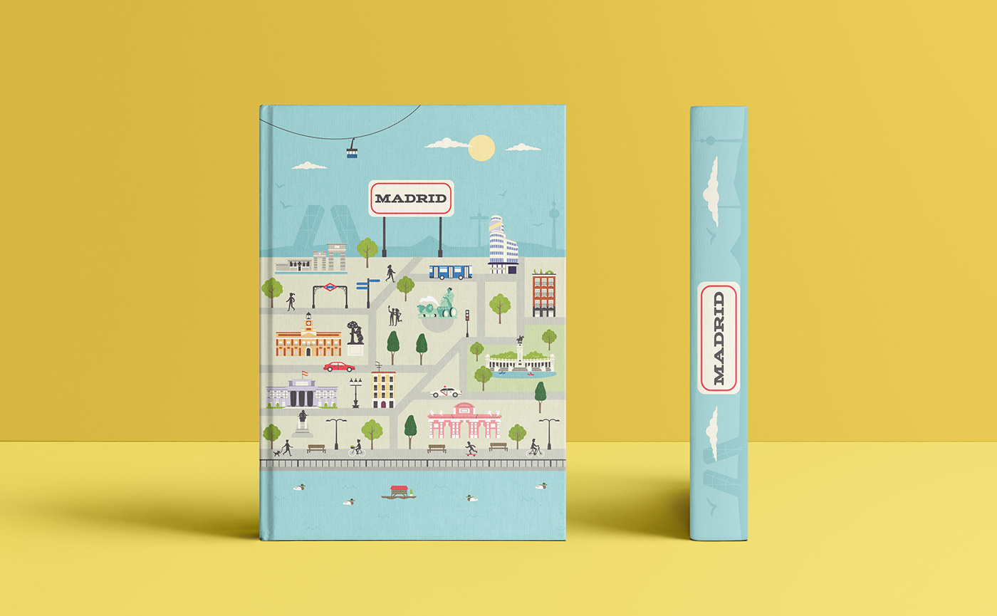maps ILLUSTRATION  pattern Cities vector notebook Paris madrid barcelona
