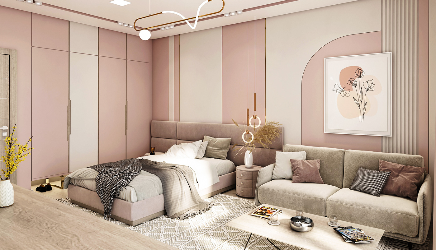 bedroom design girl luxury modern