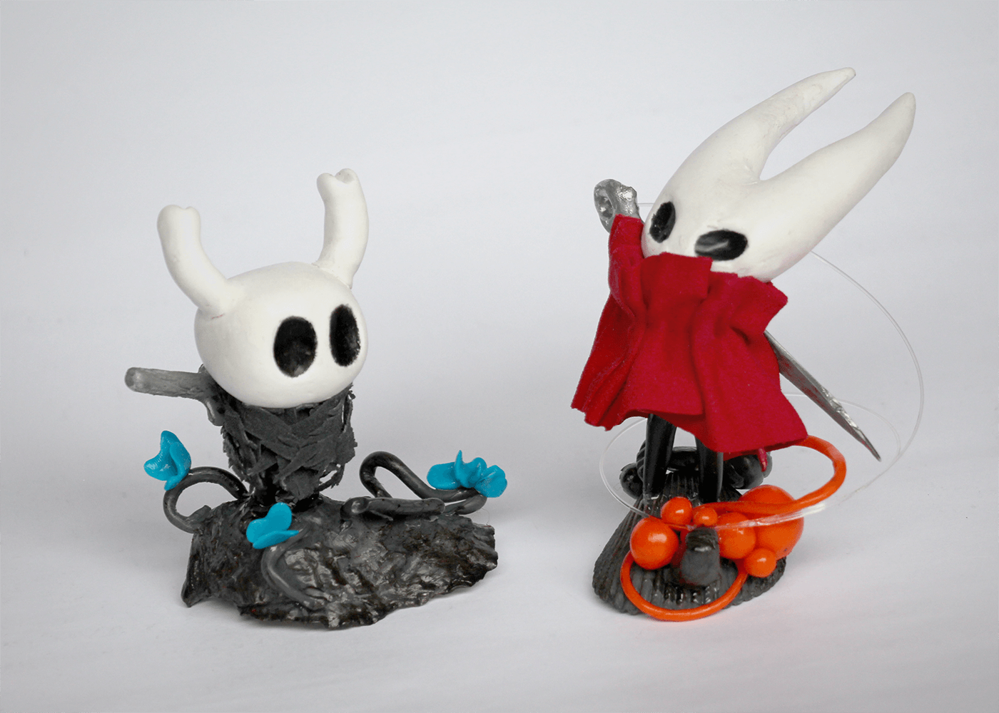 polymer clay fanart game hollow knight biscuit jogo art arte Character personagem