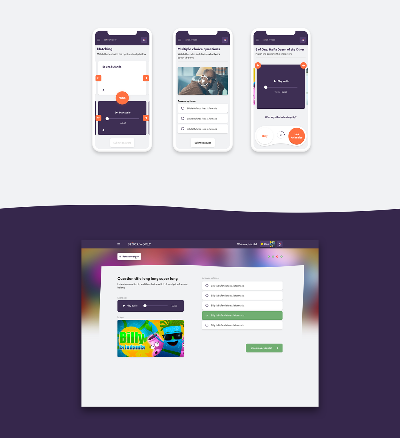 e-learning app webapp react dashboard application ILLUSTRATION  UI ux product design 
