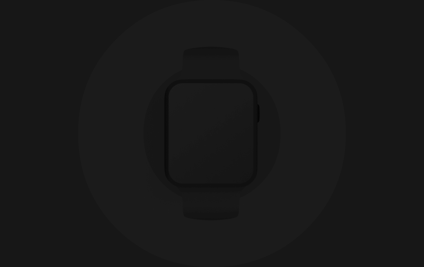 apple watch application clock dark mode futuristic neomorphism Skeuomorph UI ui kit app