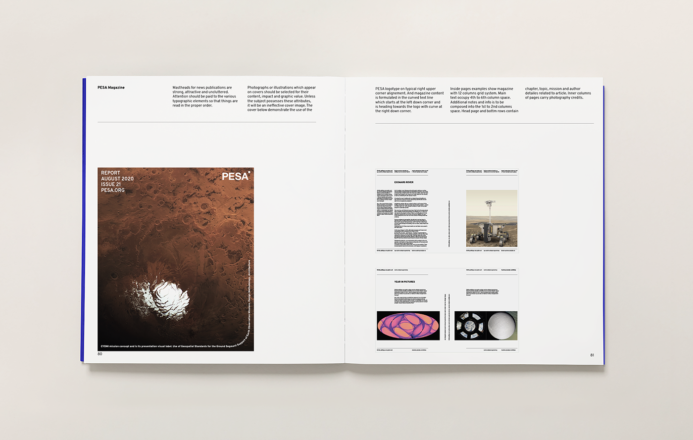 planet earth Space  agency PESA graphic manual science