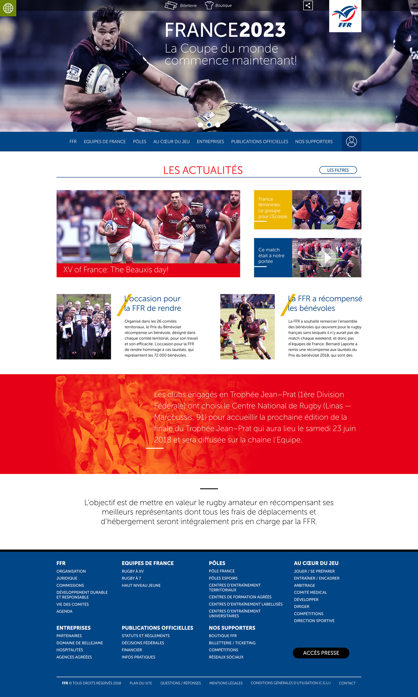 site Rugby Website Web Design 