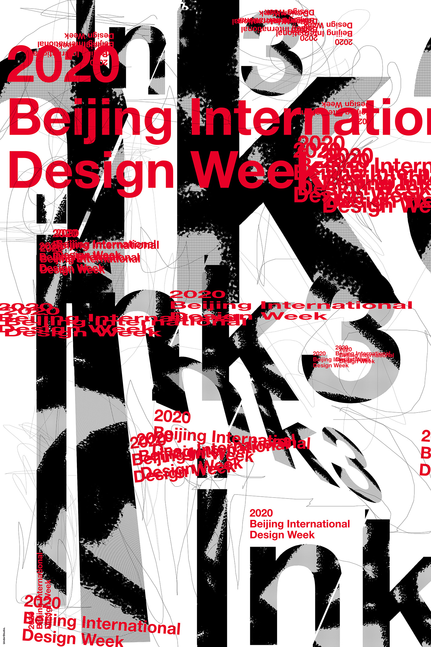 beijing design week Francesco Mazzenga INK 3 International Ink Design Poster Exhibition 2020