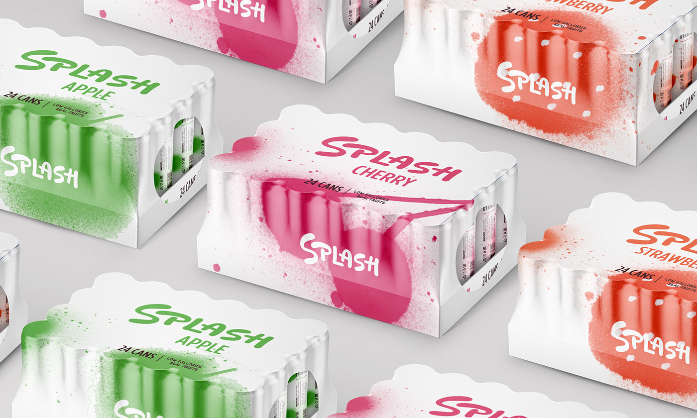 branding  can fruits juice logo Logotype package design  Packaging soda