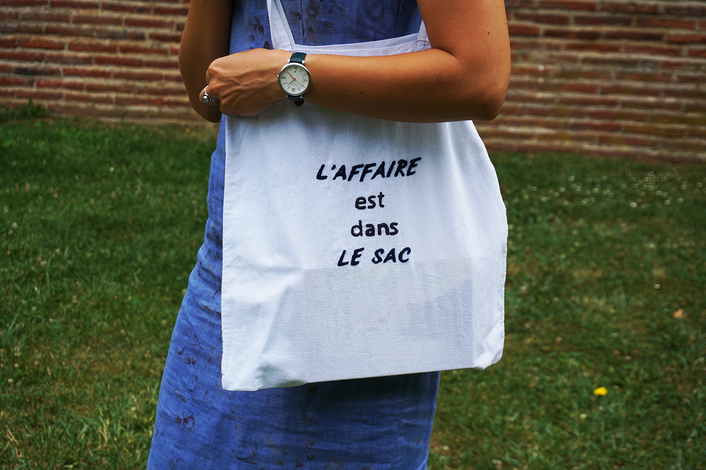 Tote Bags strasbourg france université de Strasbourg puns Expression funny sacs hand-made alsace