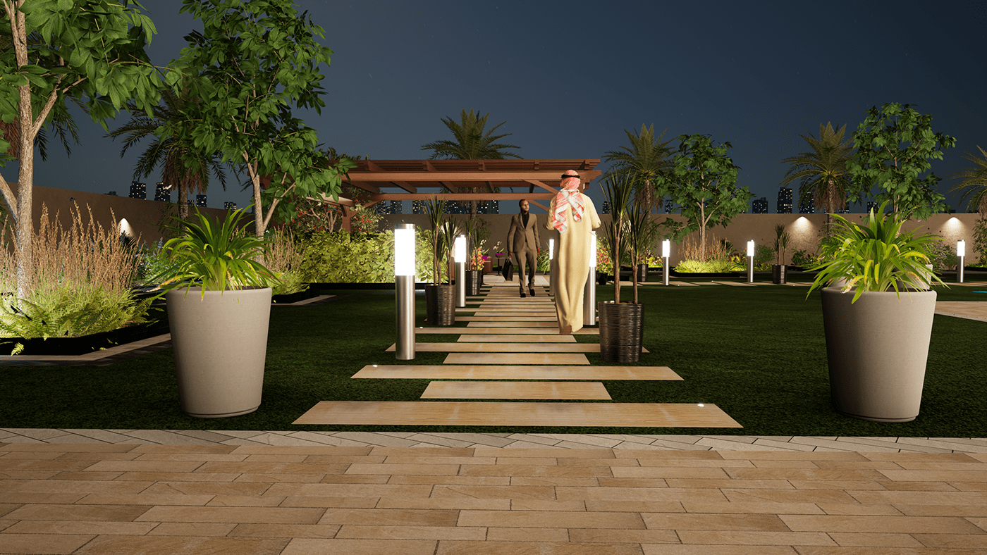 3Dviews abudhabi arts design Drawing  firepit function modeling quantity texture