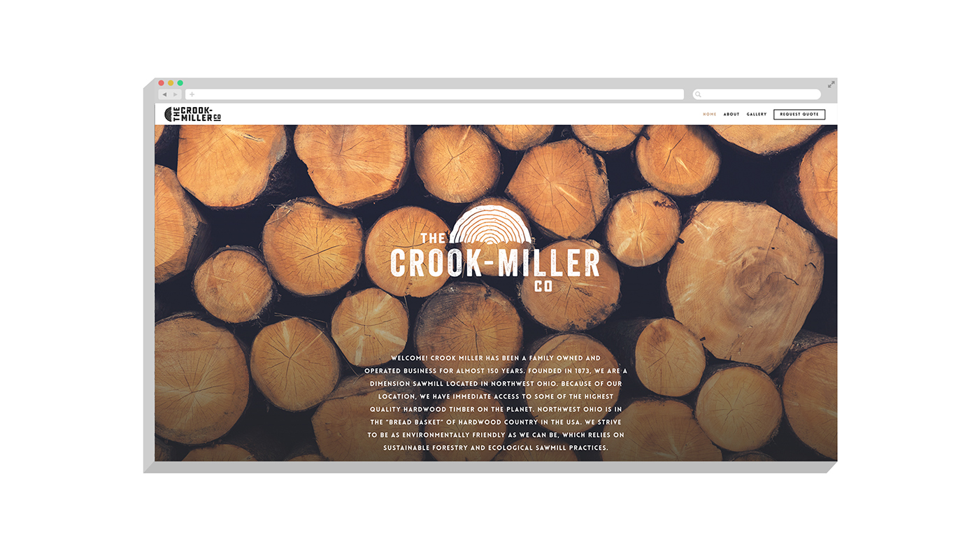 branding  logo lumber wood log overprint identity Website Stationery screen printing
