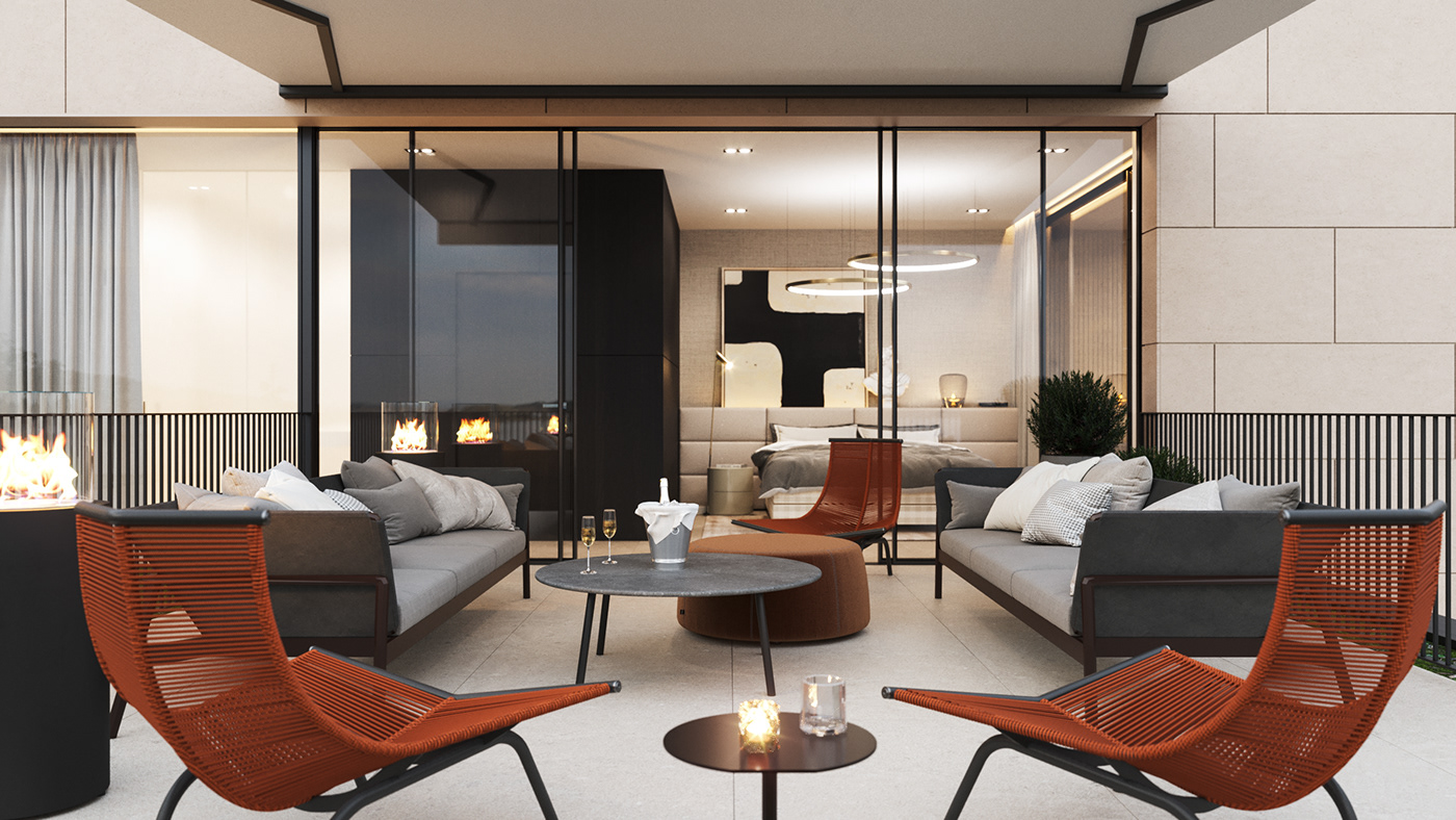 visualization 3D Render CGI architecture Interior interior design  deisgn modern house