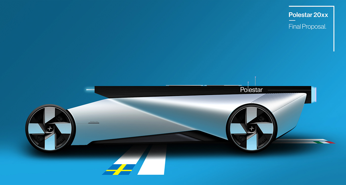 automotive   cardesign concept design DIGITALDRAWING Polestar Sweden transportation veichle Volvo