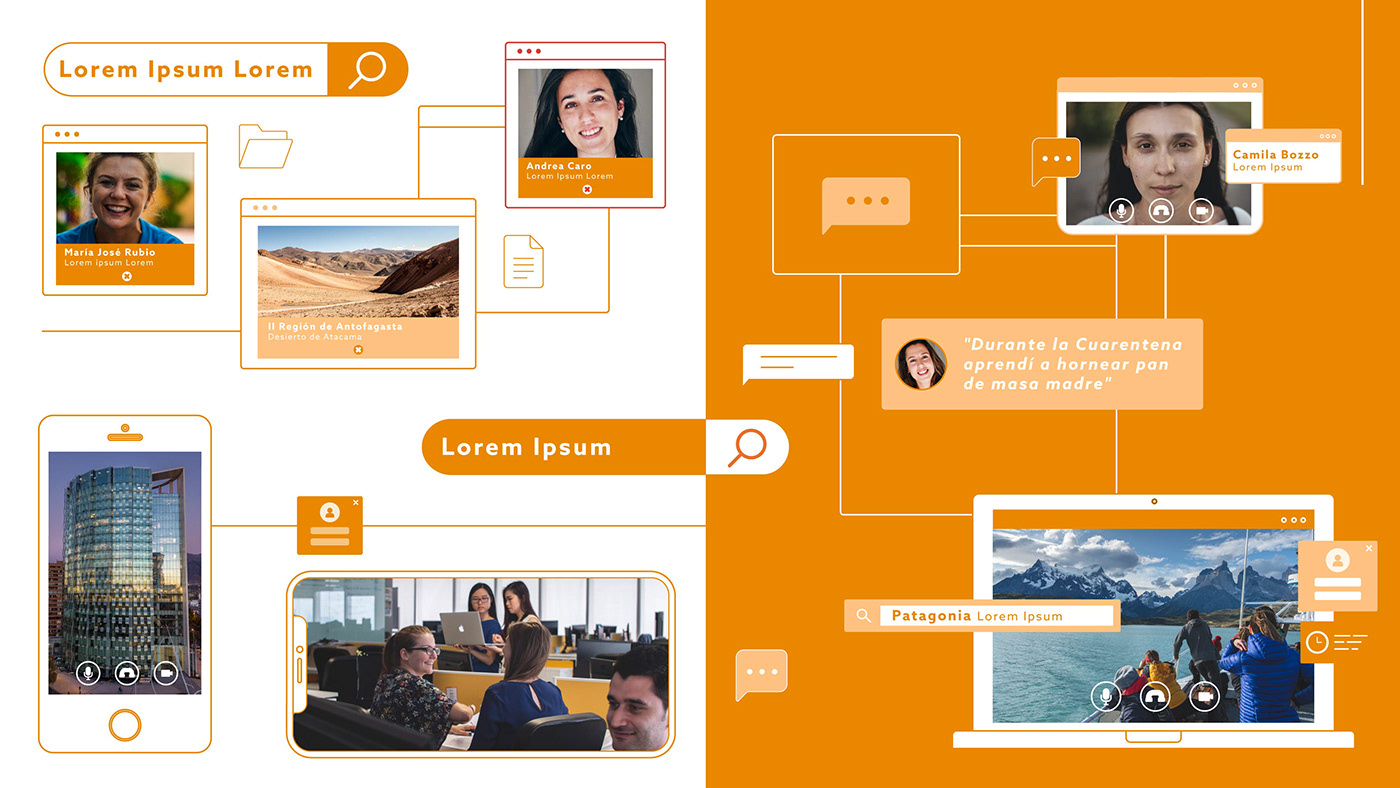 annual report branding chile design editorial memoria vida camara
