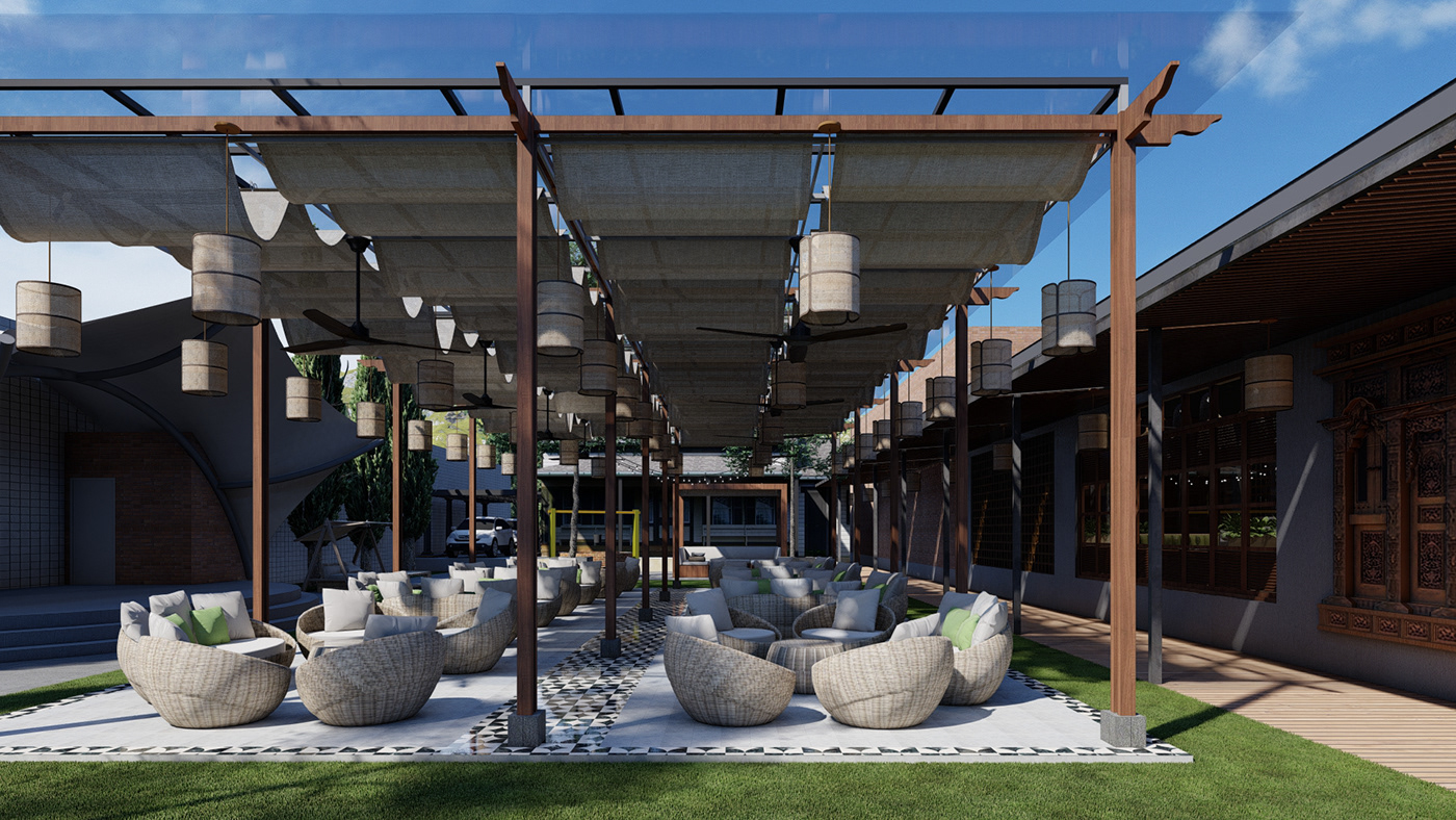 furniture interior design  architecture visualization Render 3D exterior vray restaurant Food 
