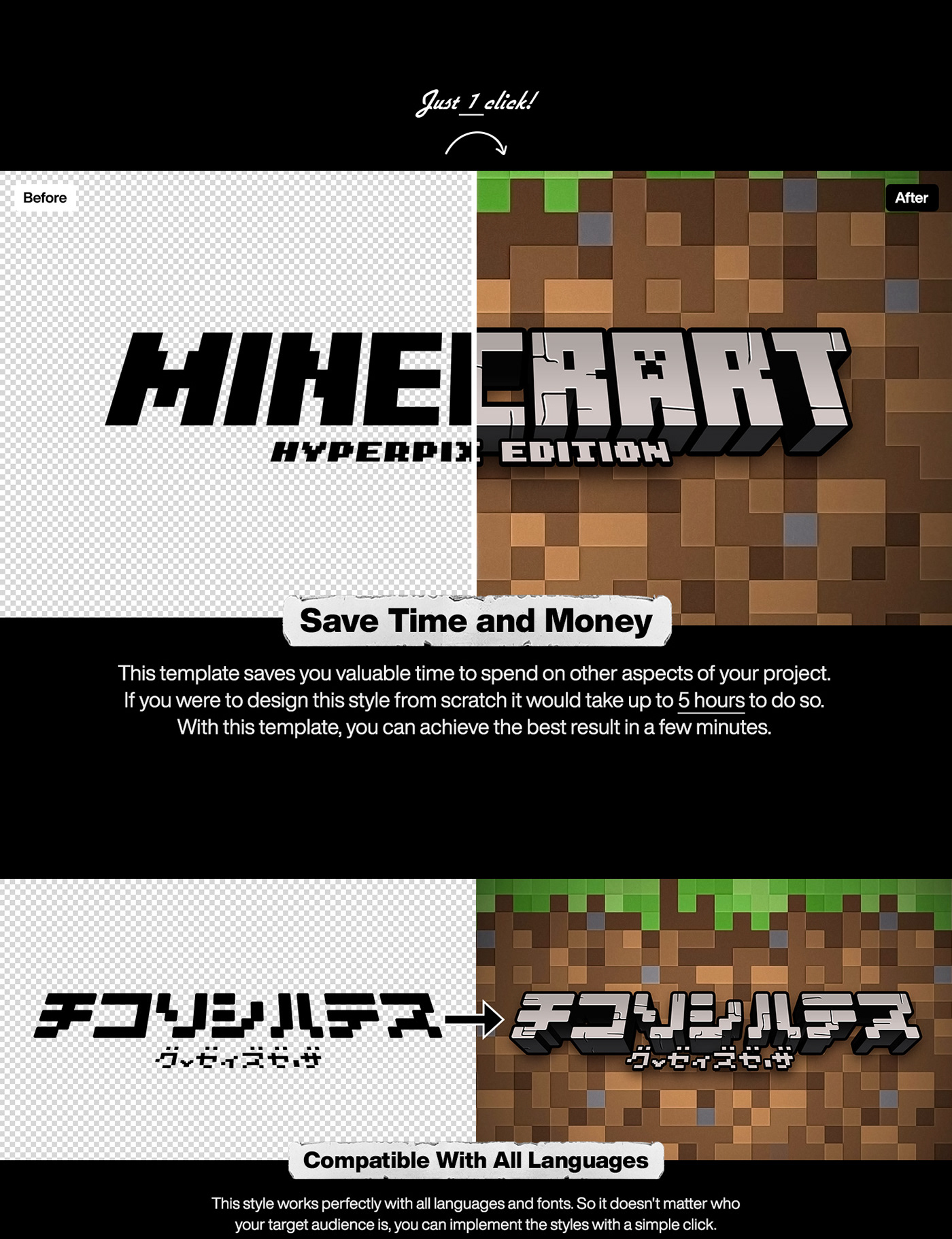 banner free freebie game logo minecraft psd text effect text style youtube