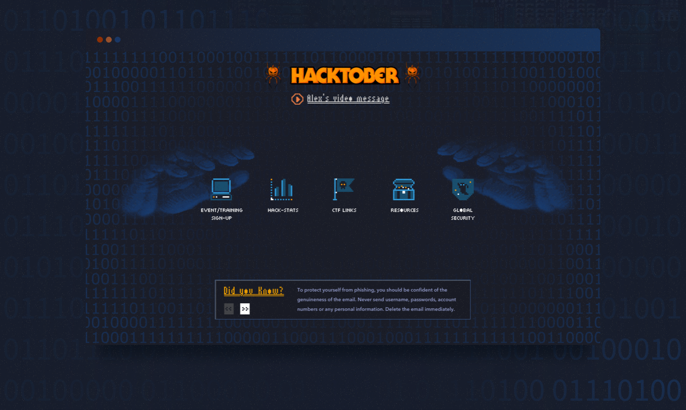 microsite hacktober Halloween UI vintage windows hack 16bit 90s