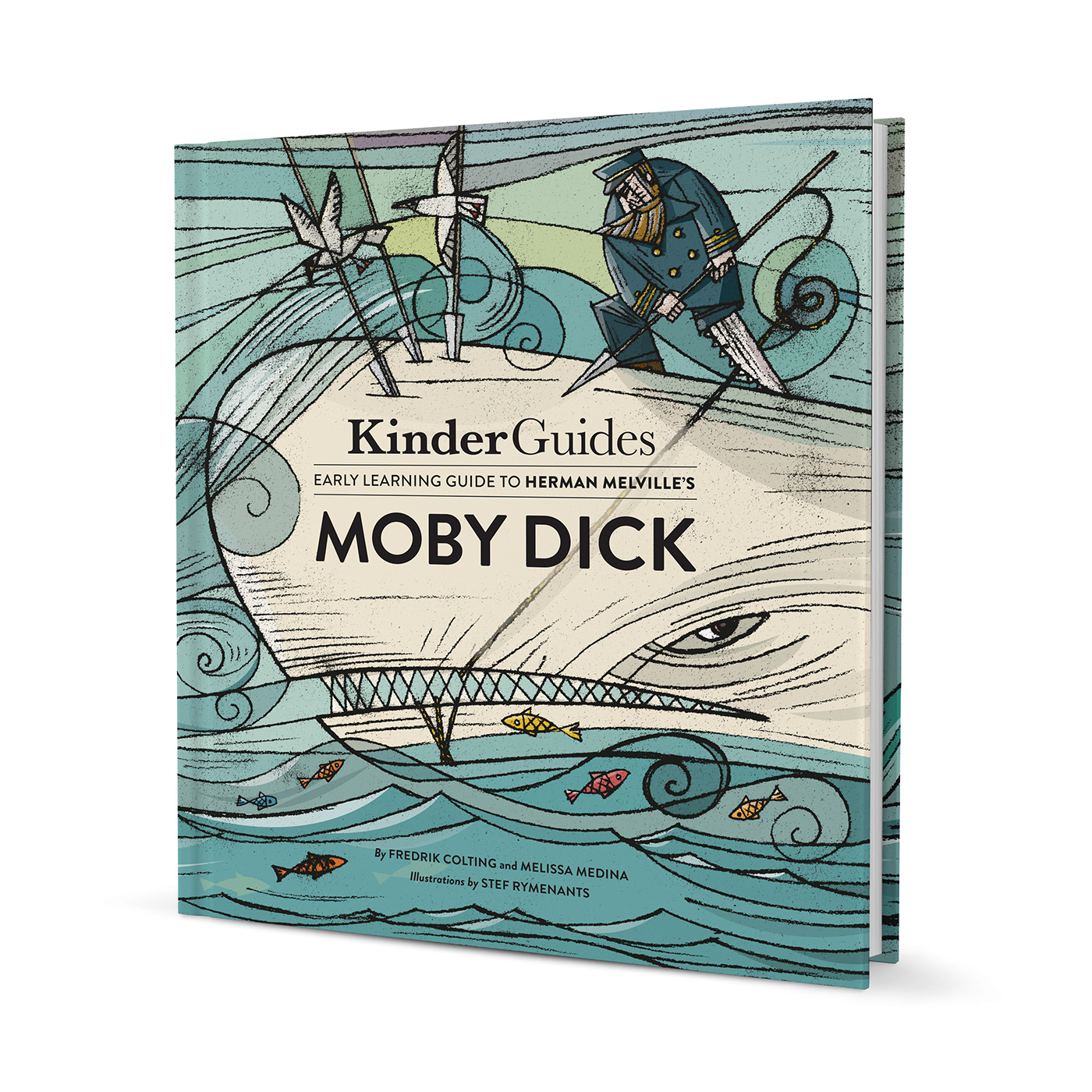 Moby Dick ILLUSTRATION  classics Children's Books herman melville line drawing