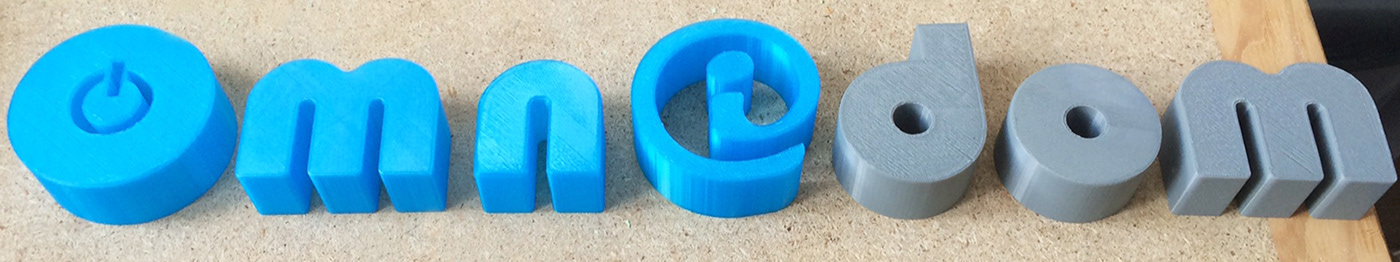 3D print 3D Printer makerbot Logotype design merchandising